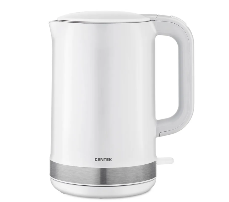 Чайник электрический CENTEK 1,5л 2200Вт эффект термоса белый
