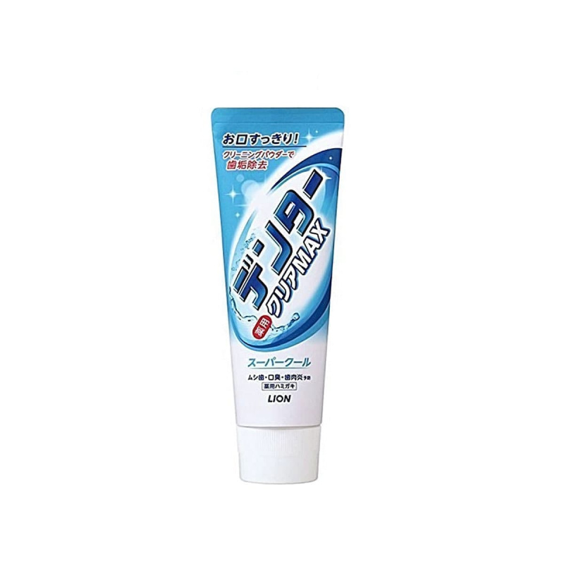 Паста зубная LION DENTOR CLEAR MAX для защиты от кариеса с микропудрой суперохлаждающая 140гр