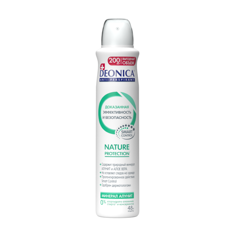 Антиперспирант DEONICA Natura Protection 200 мл спрей			