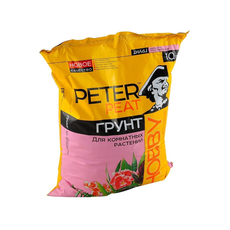 Грунт PETER PEAT Для Комнатных растений линия Хобби 5 л