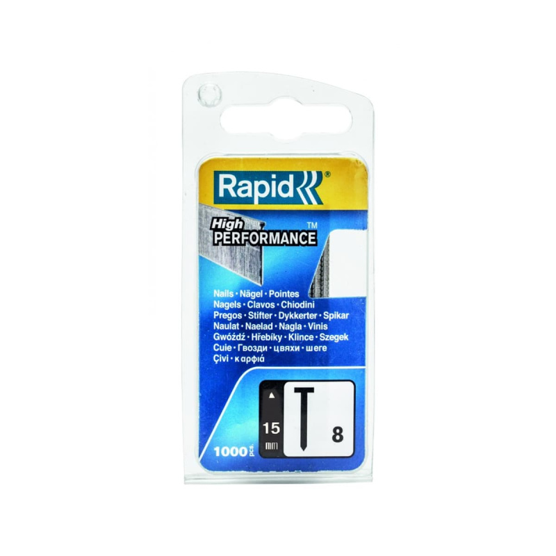 Гвозди RAPID 300 8 15 1000 шт. пласт.блистер