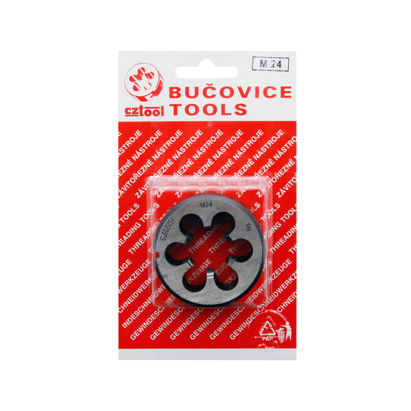 Плашка BUCOVICE  М24 (блистер) (3,0мм D45мм) 