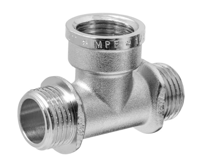 Тройник 1/2" н/в/н с ограничителем MPF, MP-У
