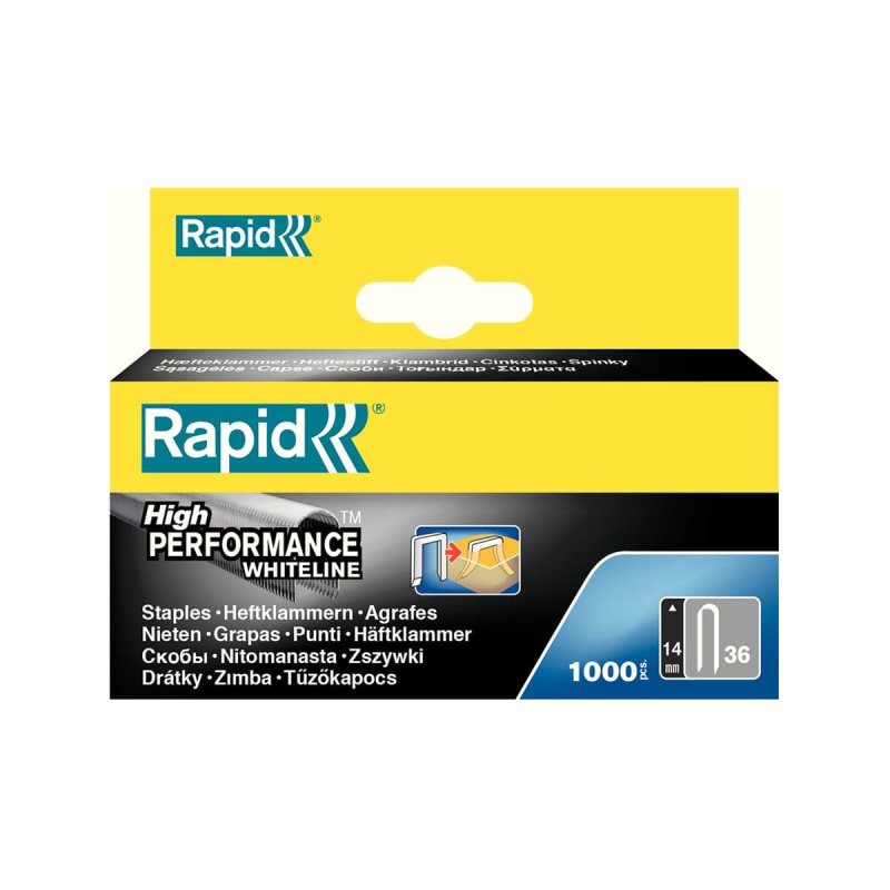 Скоба Rapid 36 14 DP - 1000шт. код R11886910 /картон.коробка блистер