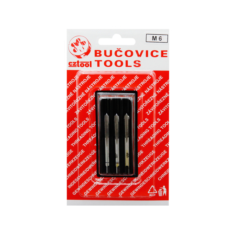 Метчик М 8 шаг 1,25мм (НАБОР) BUCOVICE