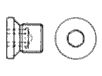 DIN 908 Пробка (заглушка) резьбовая цилиндрическая с фланцем и внутренним шестигранником, стальная оцинкованная, нержавеющая, резьба метрическая мелкая, дюймовая DIN 908 Пробка (заглушка) резьбовая цилиндрическая с фланцем и внутренним шестигранником, стальная оцинкованная, нержавеющая, резьба метрическая мелкая, дюймовая