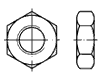 din-936.gif DIN 936 Гайка низкая шестигранная, оцинкованная, нержавеющая, аналог ГОСТ 5916-70